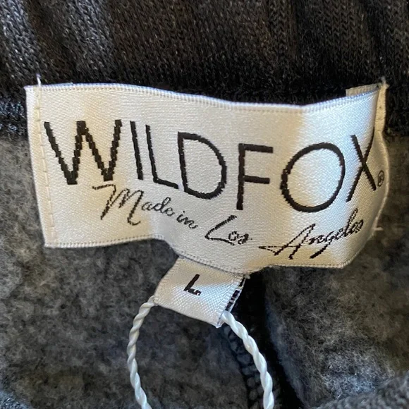 Wildfox Cotton Stretch Stretch Waistband Print Sides Sweatpants NWT - Picture 10 of 16